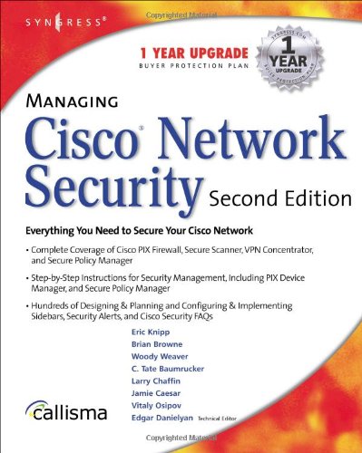 Managing Cisco Network Security