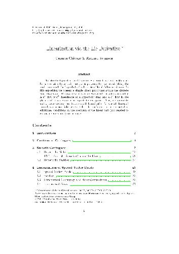 Linearization via the lie derivative 