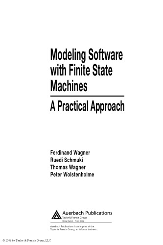 Modeling Software with Finite State Machines: Practical Approach