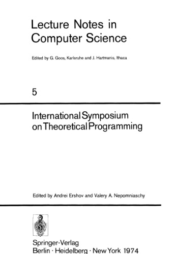 International Symposium on Theoretical Programming