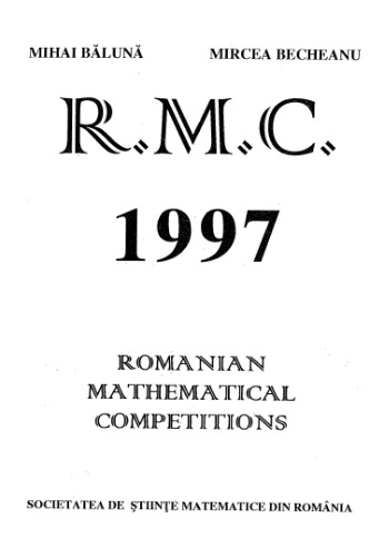 Romanian mathematical competitions