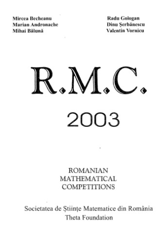 Romanian mathematical competitions