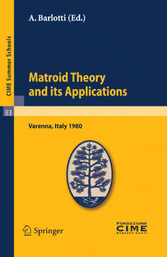 Matroid theory and its applications