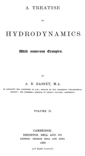 A treatise on hydrodynamics,