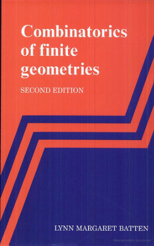 Combinatorics of finite geometries