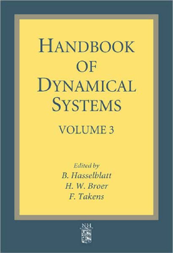 Handbook of dynamical systems.