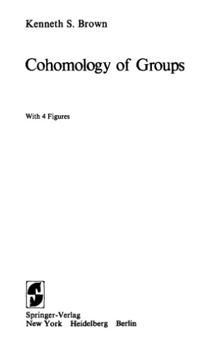 Cohomology of groups