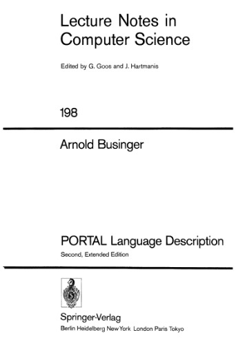 PORTAL Language Description