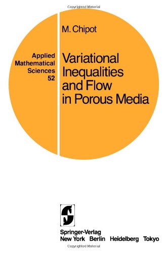 Variational inequalities and flow in porous media