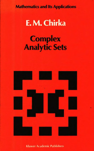 Complex analytic sets