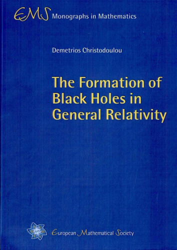 The formation of black holes in general relativity