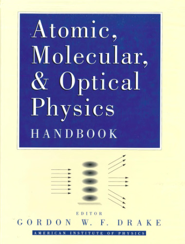 Atomic, molecular & optical physics handbook