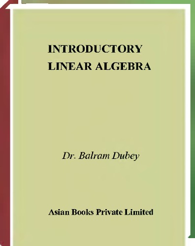 Introductory linear algebra