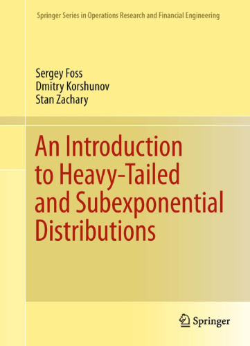 An introduction to heavy-tailed and subexponential distributions