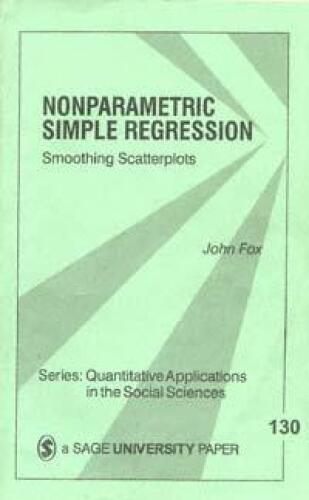 Nonparametric Simple Regression: Smoothing Scatterplots