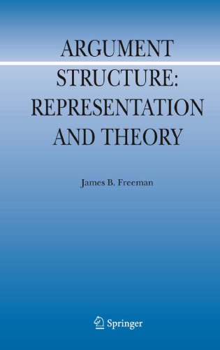 Argument Structure:: Representation and Theory