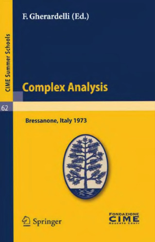 Complex analysis