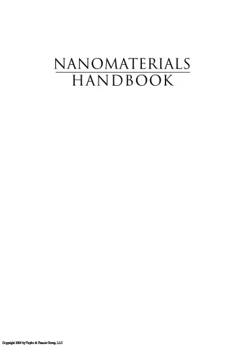 Nanomaterials handbook