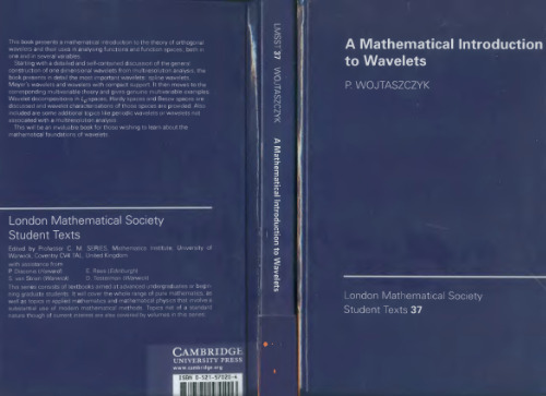 A Mathematical Introduction to Wavelets
