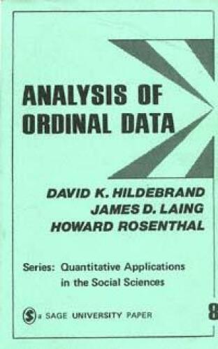 Analysis of Ordinal Data
