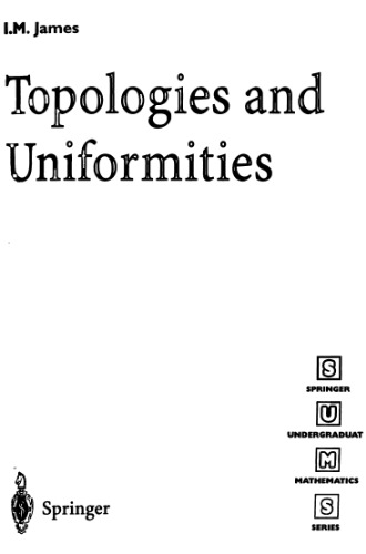 Topologies and uniformities
