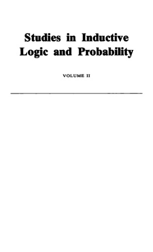 Studies in inductive logic and probability.