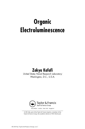 Organic electroluminescence