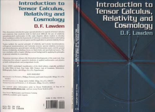 Introduction to tensor calculus, relativity and cosmology