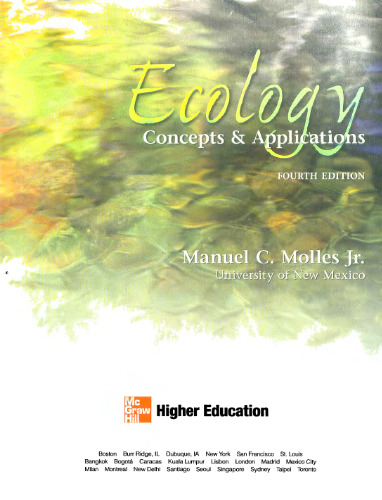 Ecology: concepts and applications
