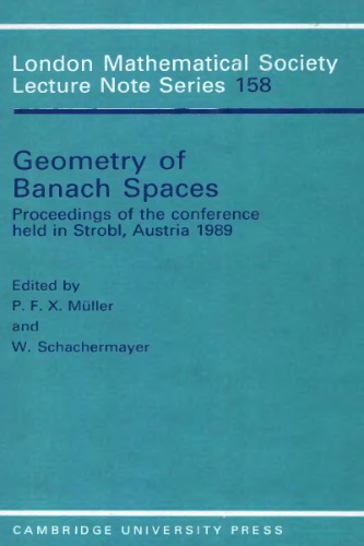 Geometry of Banach spaces. Proc. conf. Strobl, 1989