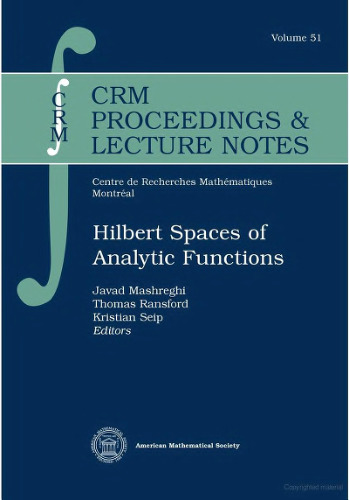 Hilbert spaces of analytic functions