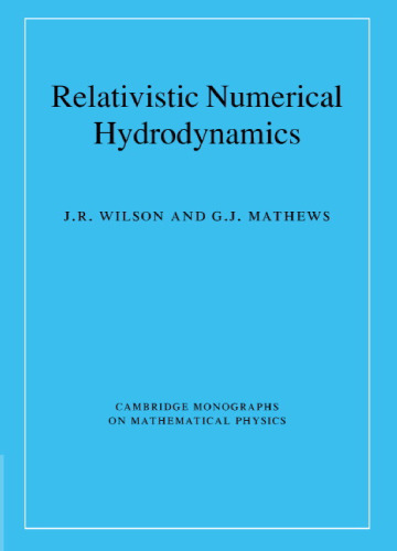Relativistic numerical hydrodynamics