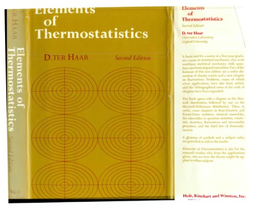 Elements of thermostatistics