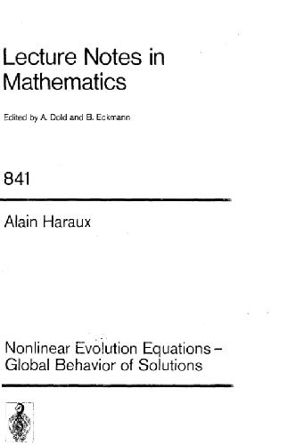 Nonlinear evolution equation
