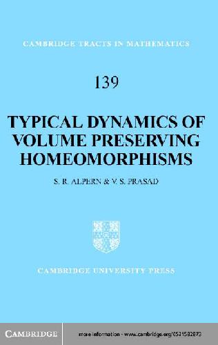 Typical dynamics of volume preserving homeomorphisms