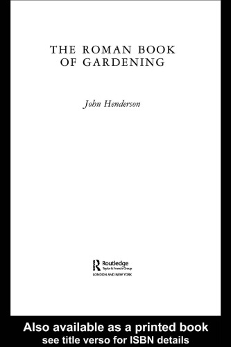 The Roman Book of Gardening