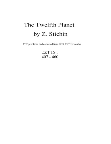The 12th Planet