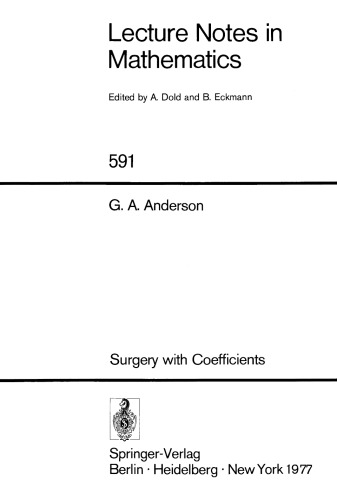 Surgery with Coefficients