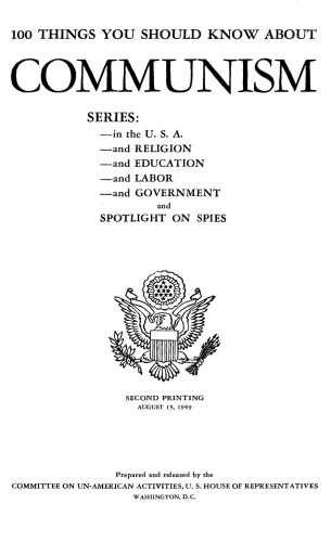 100 Things You Should Know About Communism