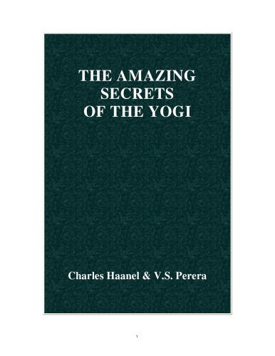 The Amazing Secrets of the Yogi