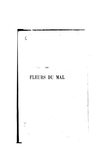 Les Fleurs du Mal