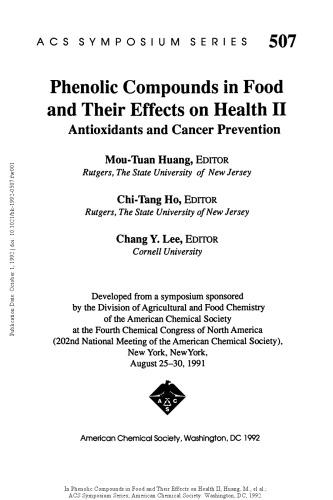 Phenolic Compounds in Food and Their Effects on Health II. Antioxidants and Cancer Prevention