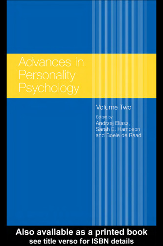 Advances in Personality Psychology: Volume II