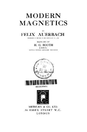 Modern magnetics