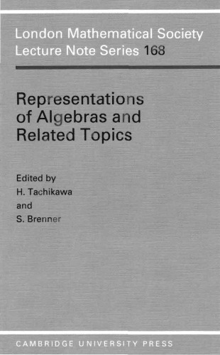 Representations of Algebras and Related Topics (ICRA V, Tsukuba 1990)