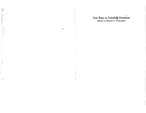 New Ways in Teaching Grammar (New Ways in Tesol Series)