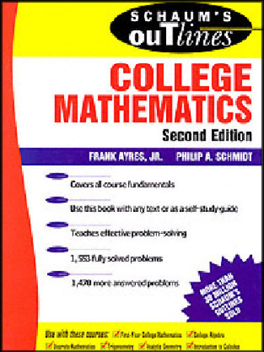 Schaum's Outline of 1st Year College Mathematics