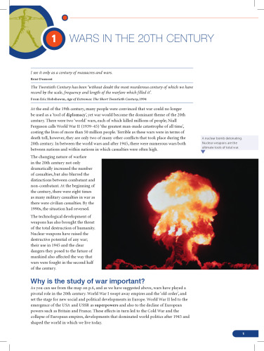 History: Causes, Practices and Effects of War  - Pearson Baccaularete for IB Diploma Programs