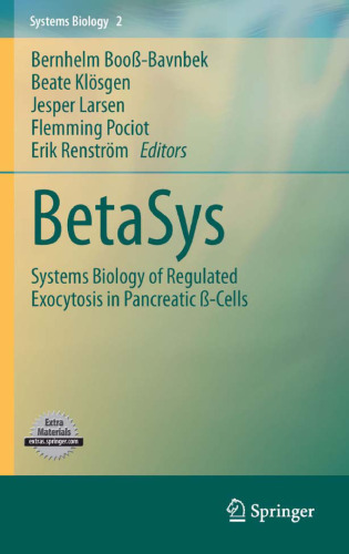 BetaSys: Systems Biology of Regulated Exocytosis in Pancreatic ß-Cells