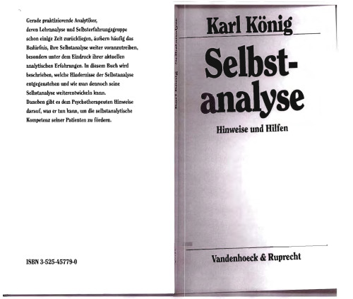 Selbstanalyse: Hinweise und Hilfen (Beitraege a.D.Institut Fuer Verkehrswissenschaft D.Uni Muenster)